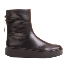 Marco Shoes Bottines de sport isolées avec un dessous ourlé noir