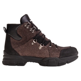 Marco Shoes Bottes de sport pour femmes avec une légère isolation automne-hiver noir
