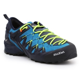 Chaussures Salewa Ms Wildfire Edge M 61346-3988 bleu marine bleu vert