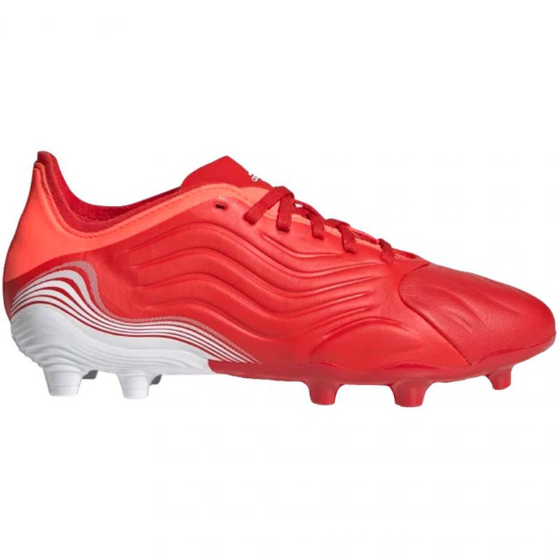 Chaussures de football Adidas Copa Sense.1 Fg Jr FY6160 rouge oranges et rouges