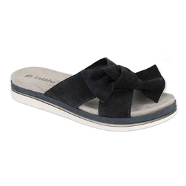 Inblu pantoufles chaussures pour femmes 158D156 bleu marine