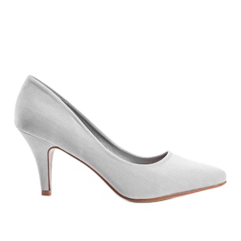 Escarpins gris sur le talon Anahi