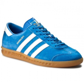 Chaussures Adidas Hambourg M S76697 bleu Chaussures Adidas Hambourg M S76697 bleu