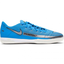 Chaussure de football Nike React Phantom Gt Pro Ic M CK8463 400 bleu bleu Chaussure de football Nike React Phantom Gt Pro Ic M CK8463 400 bleu bleu