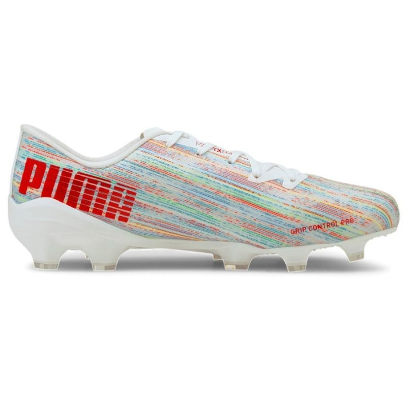 Chaussures de foot Puma Ultra 2.2 Fg Ag M 106343 04 multicolore blanche Chaussures de foot Puma Ultra 2.2 Fg Ag M 106343 04 multicolore blanche