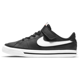 Chaussure Nike Court Legacy Jr DA5381 002 noir bleu marine