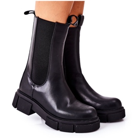 PS1 Bottines chaudes noires Jodhpur boots Must Have