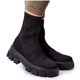 PS1 Ouvriers de tissu élastique sur la plate-forme Black Inspiration noir