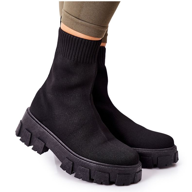 PS1 Ouvriers de tissu élastique sur la plate-forme Black Inspiration le noir PS1 Ouvriers de tissu élastique sur la plate-forme Black Inspiration le noir