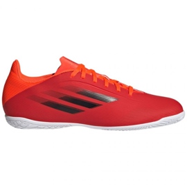 Chaussures de foot Adidas X Speedflow.4 In M FY3346 rouge oranges et rouges Chaussures de foot Adidas X Speedflow.4 In M FY3346 rouge oranges et rouges