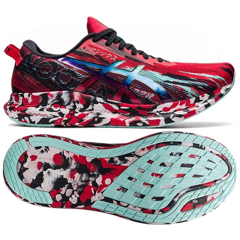 Asics Noosa Tri 13 M 1011B021 601 chaussures de course rouge multicolore