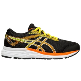 Asics Gel-Excite 6 Gs Jr 1014A079-003 le noir orange jaune