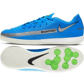 Chaussure de football Nike Phantom Gt Academy Ic M CK8467 400 multicolore bleus et bleu marine