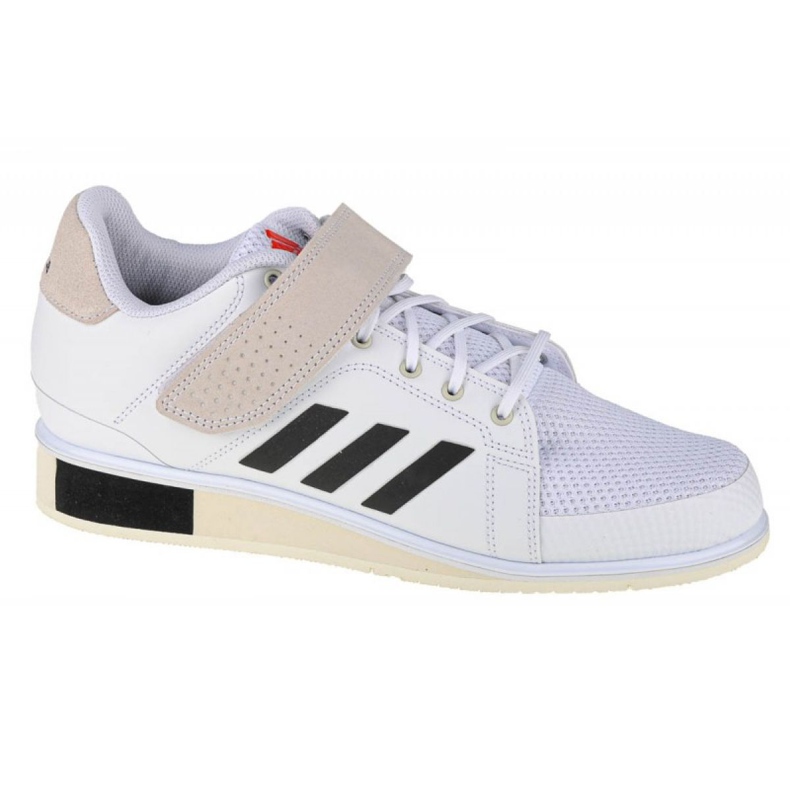 Chaussures Adidas Power Perfect 3 M GZ2862 beige blanche le noir Chaussures Adidas Power Perfect 3 M GZ2862 beige blanche le noir
