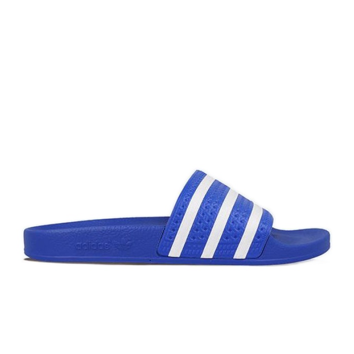 Pantoufles Adidas Adilette Slides M FX5834 blanche bleu Pantoufles Adidas Adilette Slides M FX5834 blanche bleu
