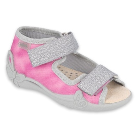 Chaussures enfant Befado 342P033 rose argent