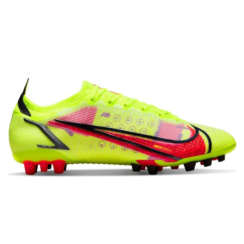 Chaussures de football Nike Vapor 14 Elite Ag M CZ8717-760 jaune vert