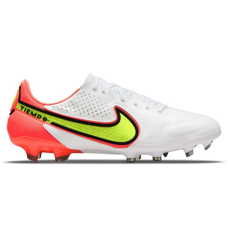 Nike Tiempo Legend 9 Elite Fg M CZ8482-176 chaussures de football blanche blanche