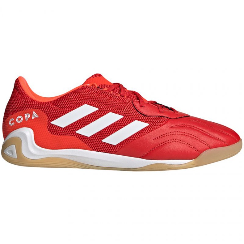 Chaussures de foot Adidas Copa Sense.3 In Sala M FY6192 rouge oranges et rouges