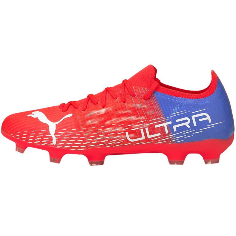 Chaussures de football Puma Ultra 3.3 Fg Ag M 106523 01 rouge oranges et rouges