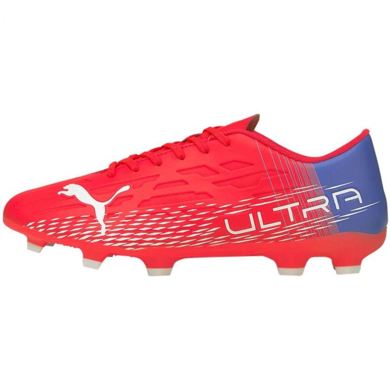 Chaussures de football Puma Ultra 4.3 Fg Ag M 106532 01 rouge oranges et rouges
