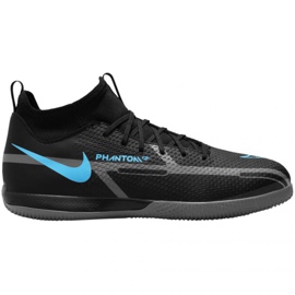 Nike Phantom GT2 Academy Df Ic Jr DC0815 004 chaussures de football noir noir