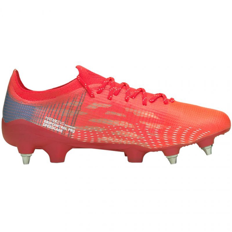 Chaussures de football Puma Ultra 1.3 MxSG M 106513 01 rouge oranges et rouges Chaussures de football Puma Ultra 1.3 MxSG M 106513 01 rouge oranges et rouges