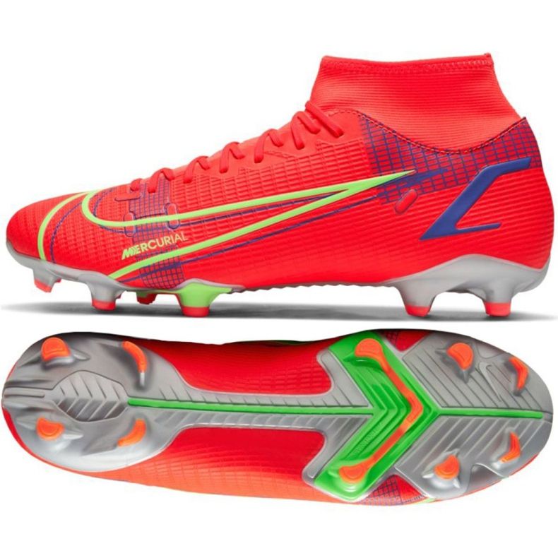 Chaussure de football Nike Mercurial Superfly 8 Academy Mg M CV0843 600 rouge