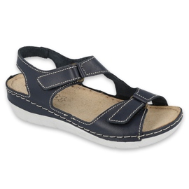 Inblu sandales chaussures pour femmes 158D165 bleu marine