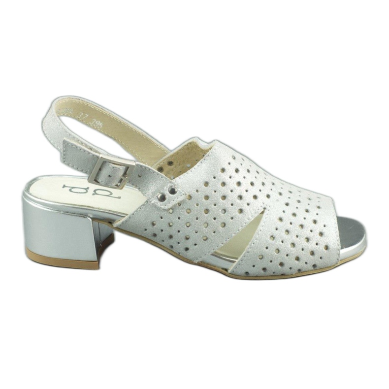 Dolce Pietro Sandales à talons hauts pour femmes 2084 argent