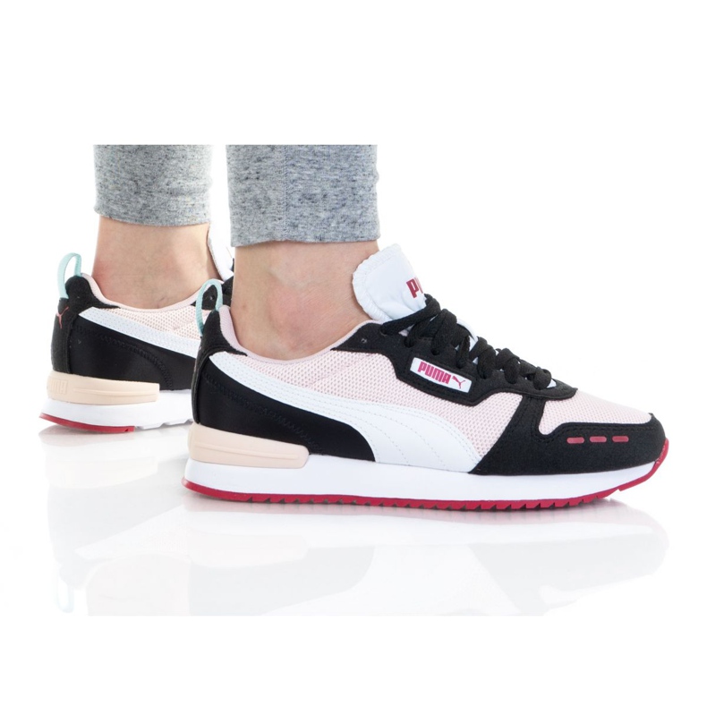 Puma R78 Jr 373616 20 blanche le noir Puma R78 Jr 373616 20 blanche le noir