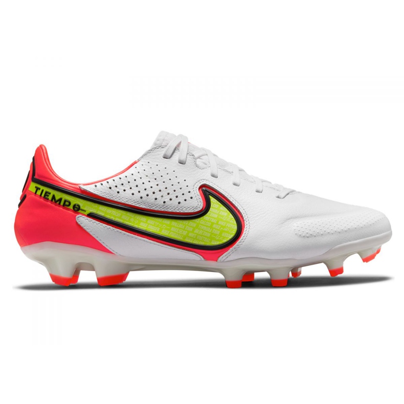Chaussures de football Nike Tiempo Legend 9 Pro Fg M DA1175-176 multicolore blanche