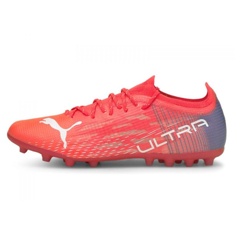 Chaussures de football Puma Ultra 1.3 Mg M 106515-02 rouge rouge