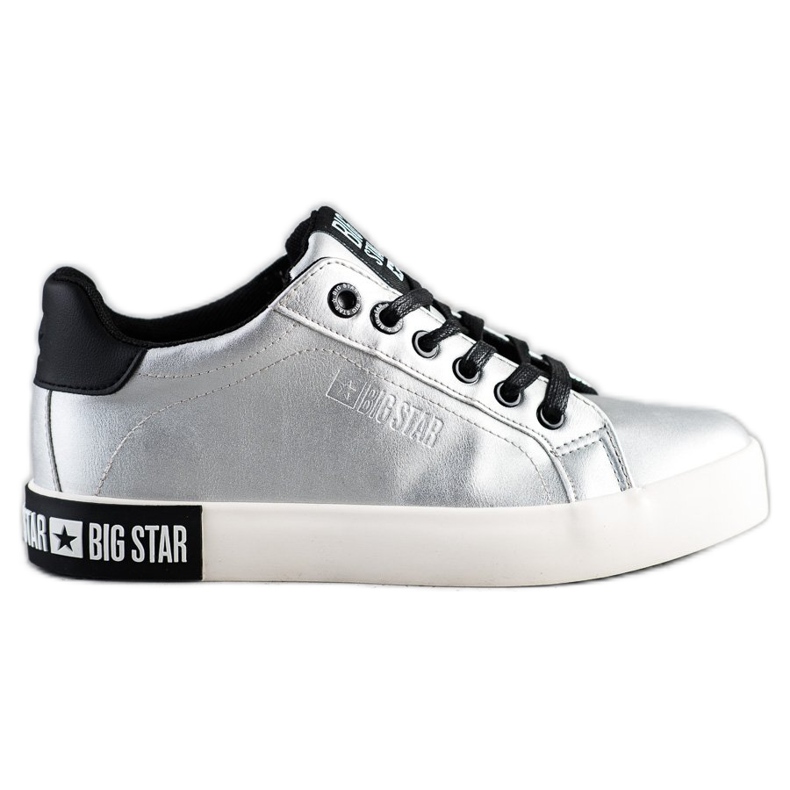 Baskets pour femmes Big Star II274034 argent