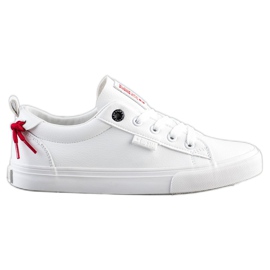 Baskets pour femmes Big Star GG274160 blanc