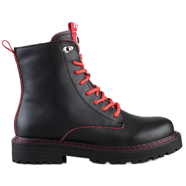 ARTIKER Trappeurs en cuir noir le noir