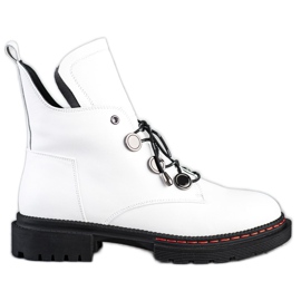 ARTIKER Travailleurs du cuir blanc confortables