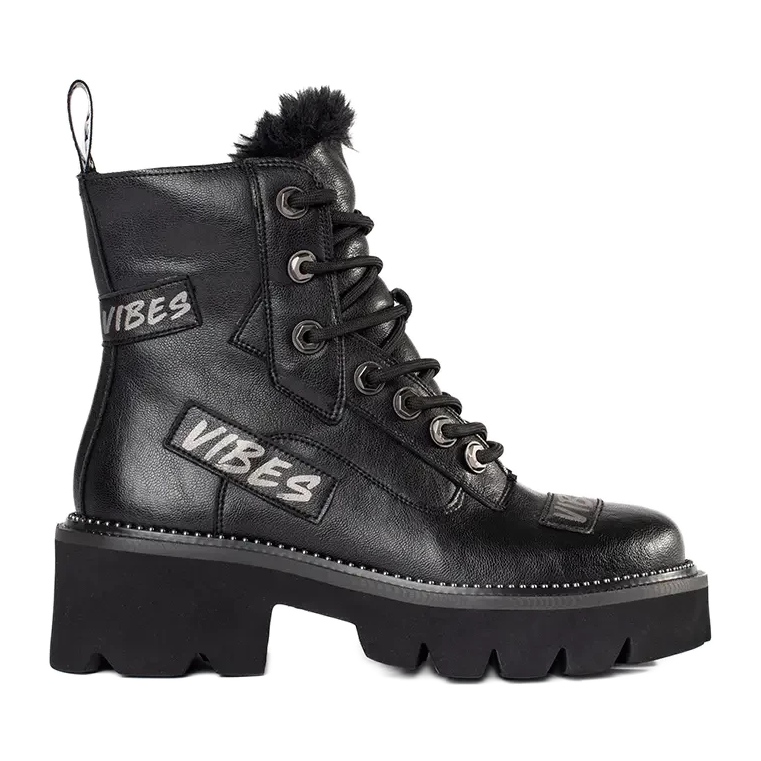 ARTIKER Bottes en cuir Vibes le noir