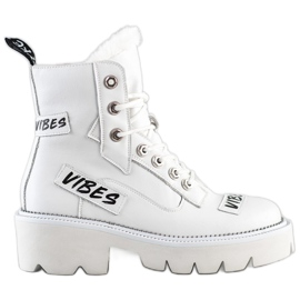 ARTIKER Bottes en cuir Vibes blanc