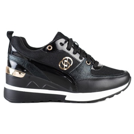 Evento Baskets compensées à la mode noir