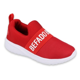 Chaussures enfant Befado 516X081 blanche rouge