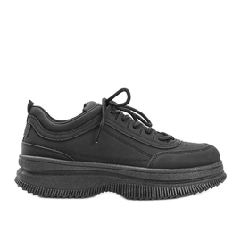 Baskets noires avec finition mate Andreia le noir