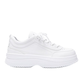 Baskets blanches avec finition mate Andreia