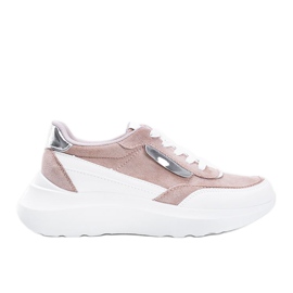 Baskets beiges à semelle épaisse Hella blanc kaki