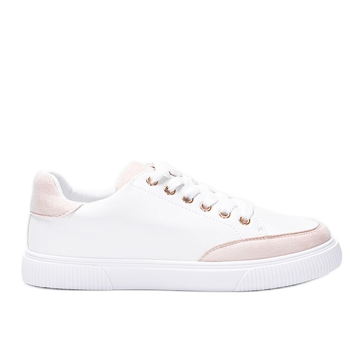 Baskets Brighton blanches et beiges