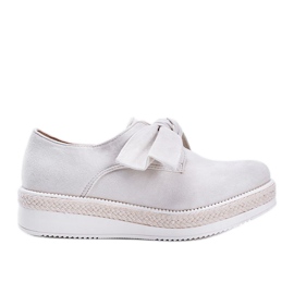 Chaussures beiges à semelle épaisse Sindri