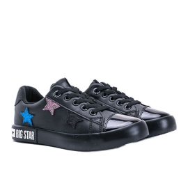Baskets basses pour enfants Big Star Light noir