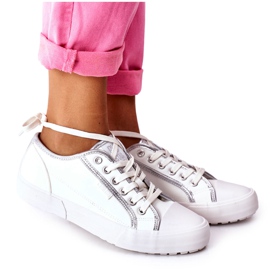 Baskets Cuir Femme Big Star II274055 Blanc blanche Baskets Cuir Femme Big Star II274055 Blanc blanche