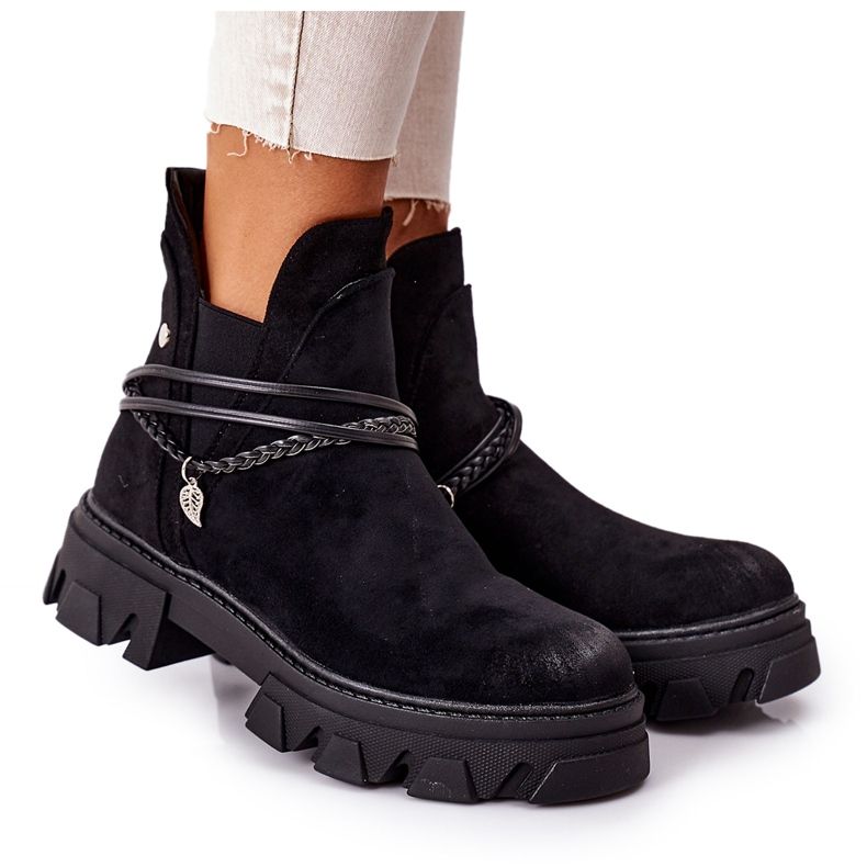 PS1 Bottines Chaudes Bottines Jodhpur Noires Bonne Idée le noir PS1 Bottines Chaudes Bottines Jodhpur Noires Bonne Idée le noir