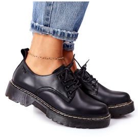 Chaussures Oxford en cuir Big Star II274107 Noir